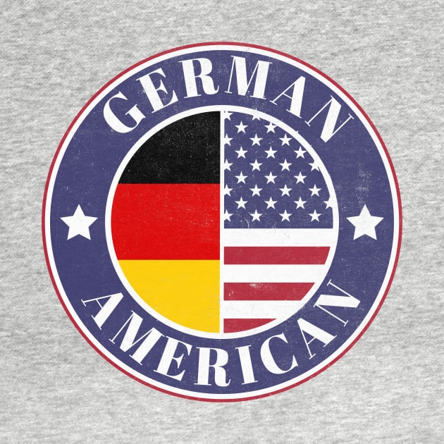 Proud German-American Badge - Germany Flag by Yesteeyear